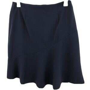 ShapeFX Womens Skirt Sz 12 A-Line Lined Black Lace